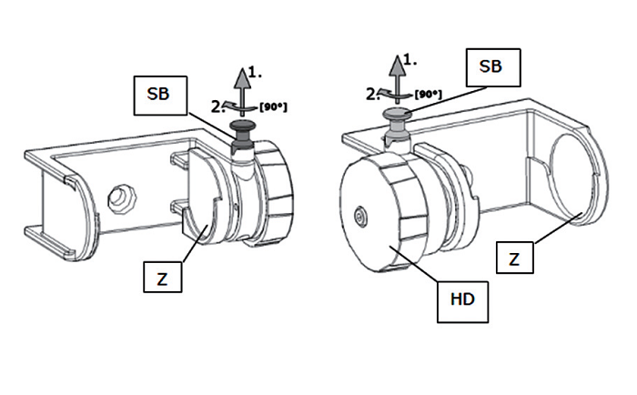 高通量组织麻豆黄色电影仪夹具操作示意图